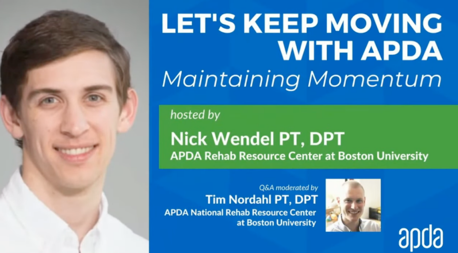 Maintaining Momentum with Your PD Exercise Program