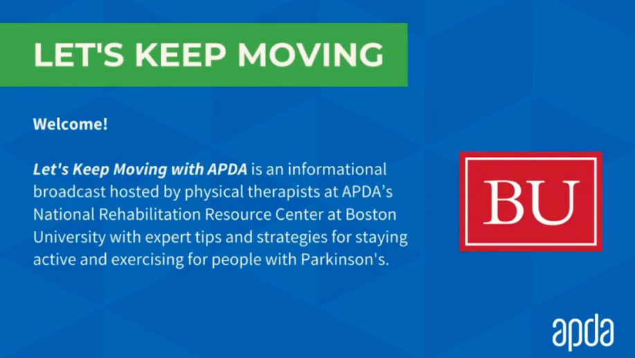 Let's Keep Moving Graphic