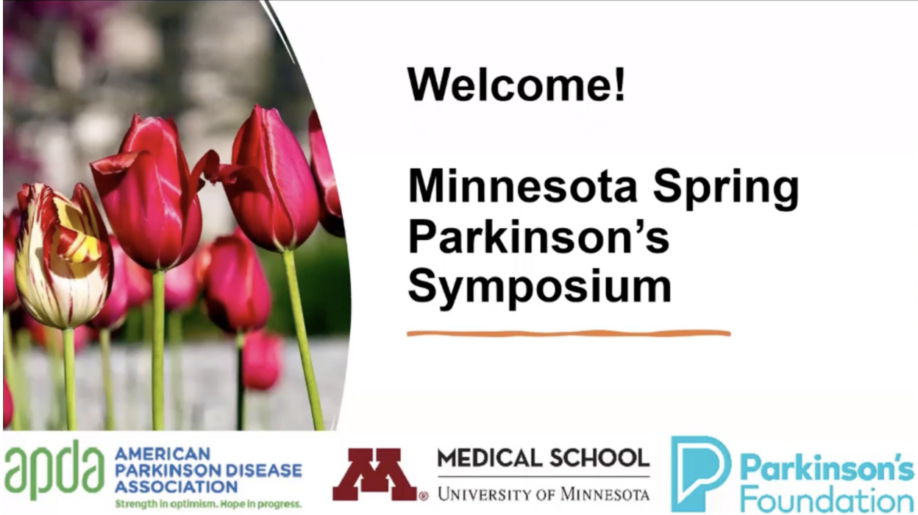 Welcome Minnesota Spring Parkinsons Symposium